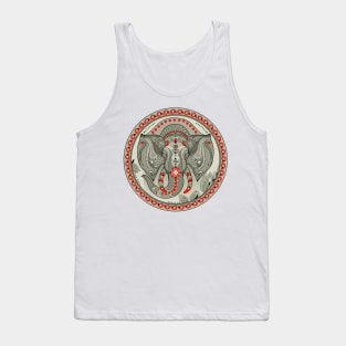 Indian elephant head Tank Top